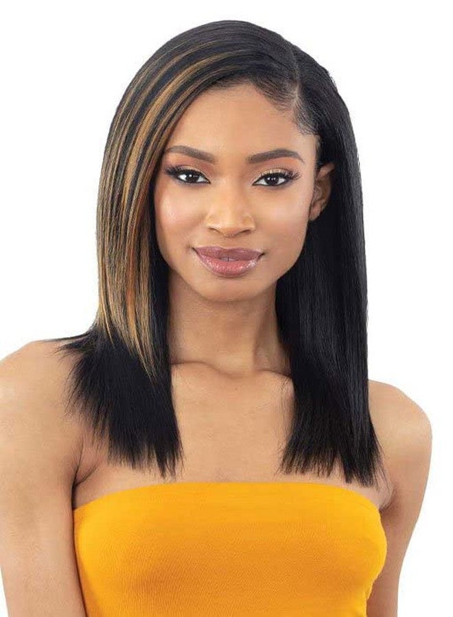 Shake-N-Go Shake N Go Freetress New Concept Floor Bundle Hair ORGANIQUE STRAIGHT 10'' (1 JET BLACK) - Image 2