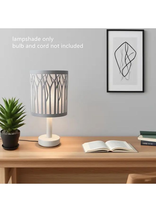 Vintage Iron Lampshade With Geometric Cutouts For Living Room Ceiling Ambiance Trees Style Handcrafted Decorative High Quality Finish - Image 1