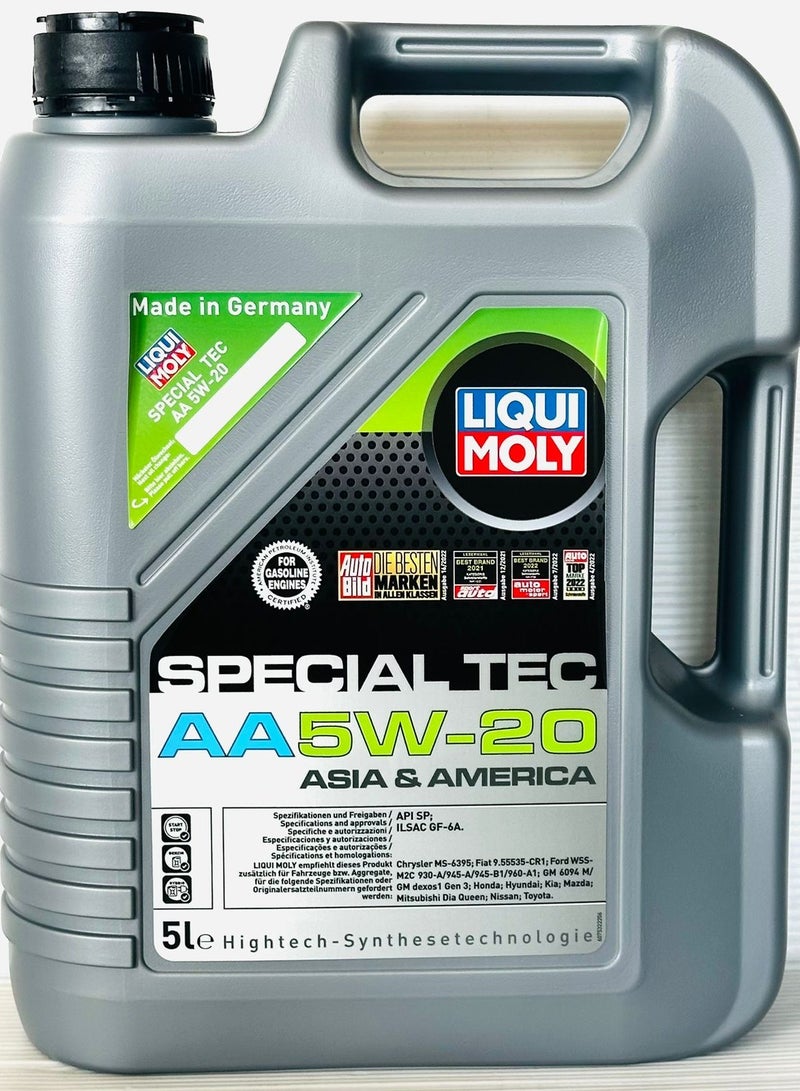 LIQUI MOLY Special Tec AA 5W20 Engine Oil 5Ltr  - Image 1