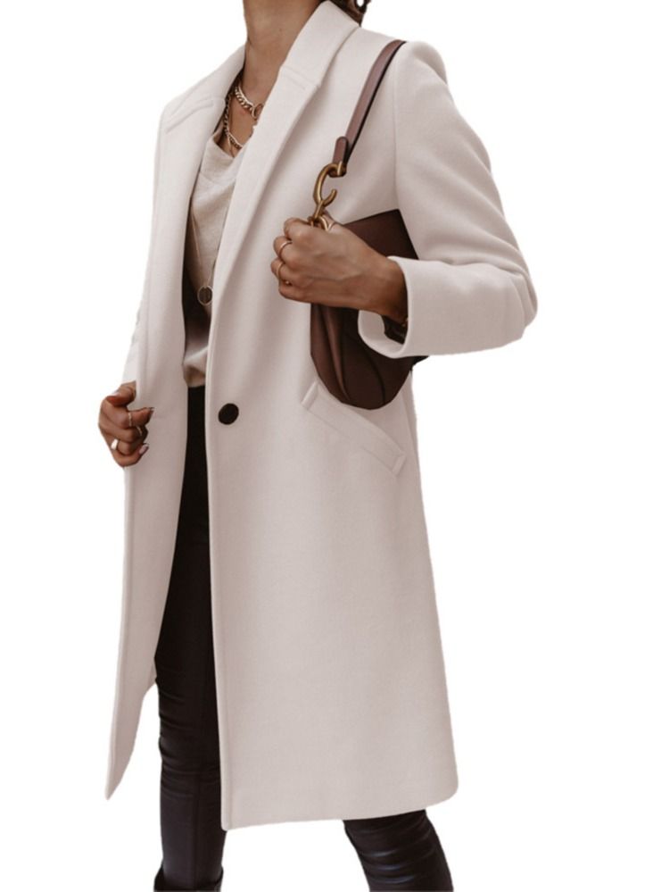 Loquat New Autumn And Winter Fashion Simple Overcoat