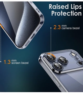 iPhone 17 Pro Max Case Clear, Slim Scratch Resistant Anti-Drop iPhone 17 Pro Max Cover Shockproof Protective Phone Case for iPhone 17 Pro Max 6.9 inch - view 3