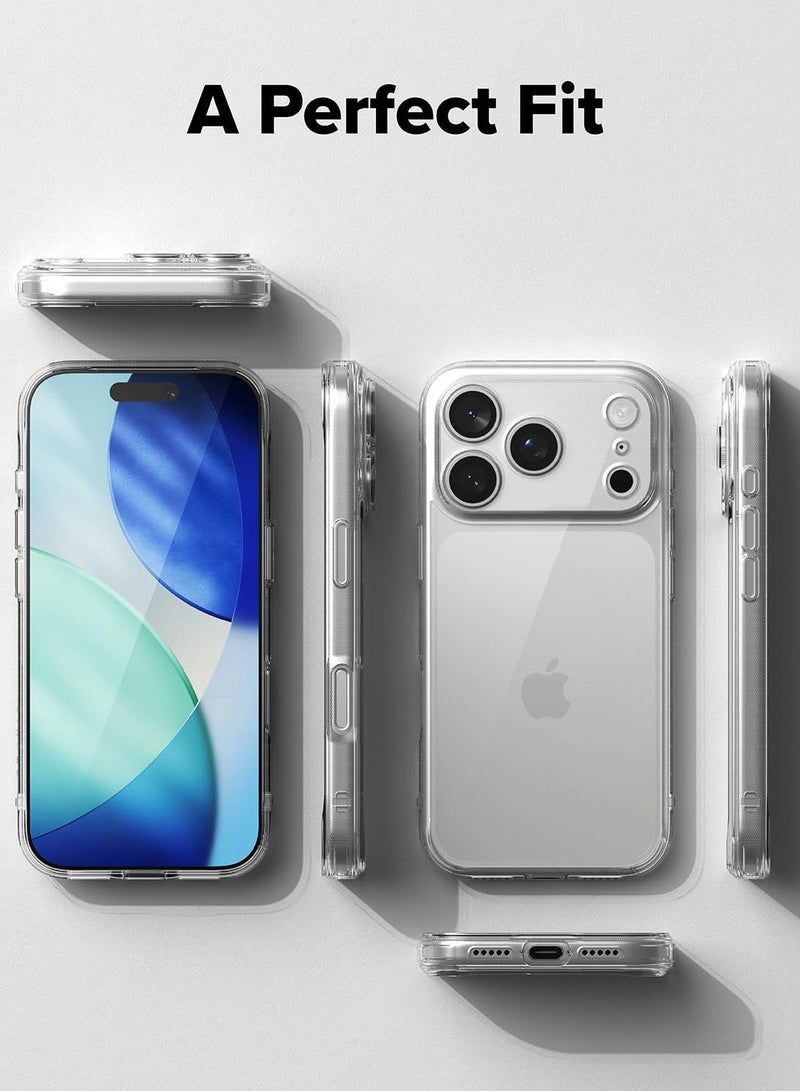 بورتوني جراب iPhone 17 Pro Max شفاف، نحيف مقاوم للخدش ومضاد للسقوط، جراب iPhone 17 Pro Max واقي مقاوم للصدمات لهاتف iPhone 17 Pro Max مقاس 6.9 بوصة - Image 5