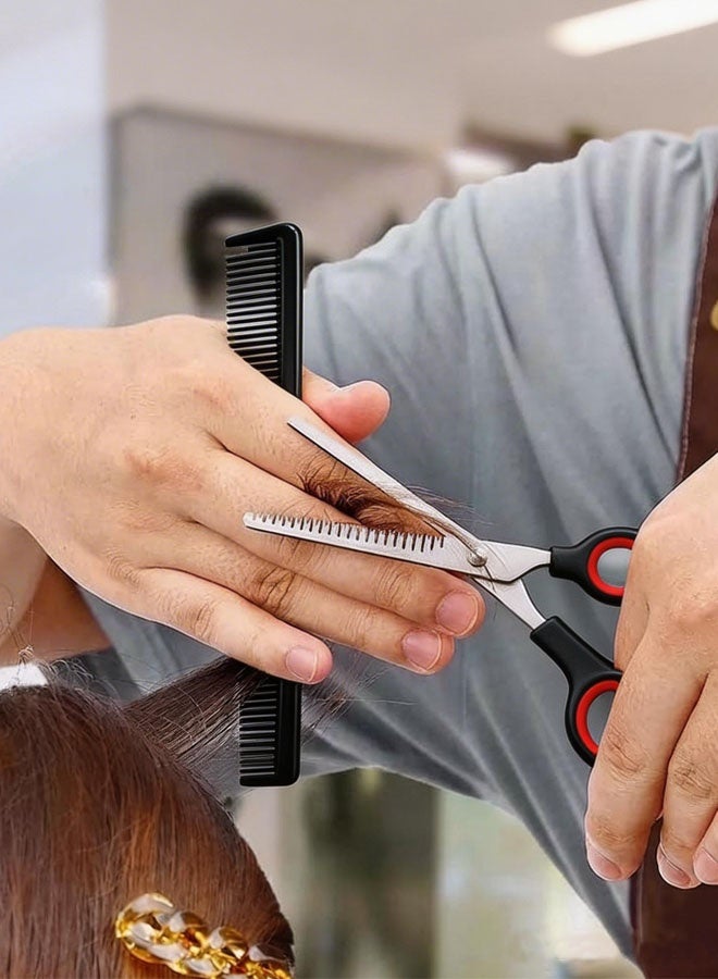 3 Pack Hair Scissors for all Hair Types, Hair Cutting Scissors & Thinning Shear Set with Comb Set, Suitable for Hairdressers, Barbers, Professionals, Personal Use - Image 3
