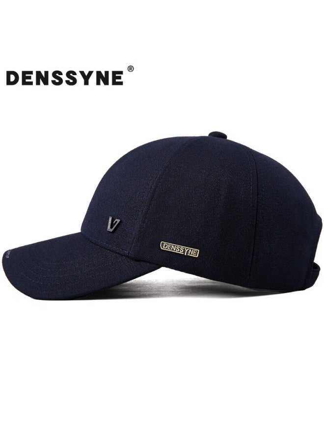 Desina Long-staple Cotton Men's Baseball Cap Four-season Hard Top Stiff Simple Casual Outdoor Versatile Dad Hat