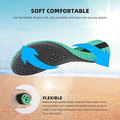 ATHMILE Water Shoes for Women Men Quick-Dry Aqua Socks Swim Beach Barefoot Yoga Exercise Wear Sport Accessories Pool Camping Must Haves Adult Youth Size - Image 4