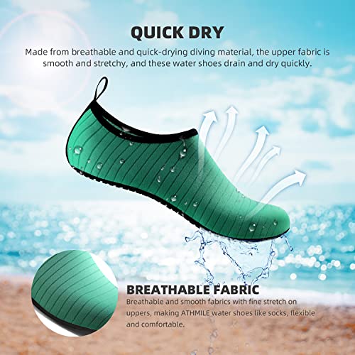 ATHMILE Water Shoes for Women Men Quick-Dry Aqua Socks Swim Beach Barefoot Yoga Exercise Wear Sport Accessories Pool Camping Must Haves Adult Youth Size - Image 5