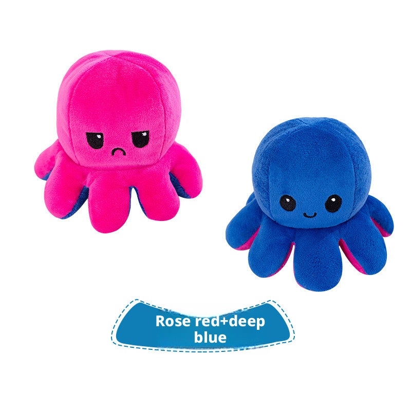 Adorable Reversible Octopus Plush Toy
