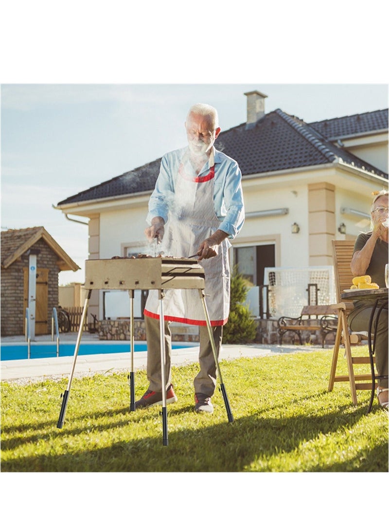 NIBEMINENT Table Leg Extenders for Folding Tables, 4 Pack Risers Height Extenders, Metal Extensions Straight and Bent Legs Improving Your Back Pain - Image 2