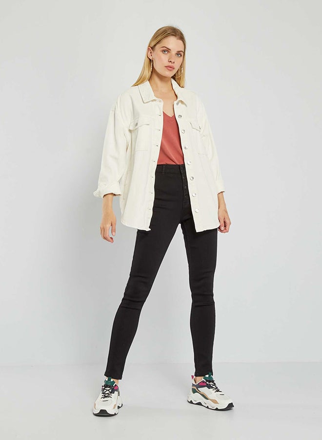 Kiabi PANTALON JEAN SKINNY TAILLE TRES HAUTE BRAGUETTE B  - Image 2