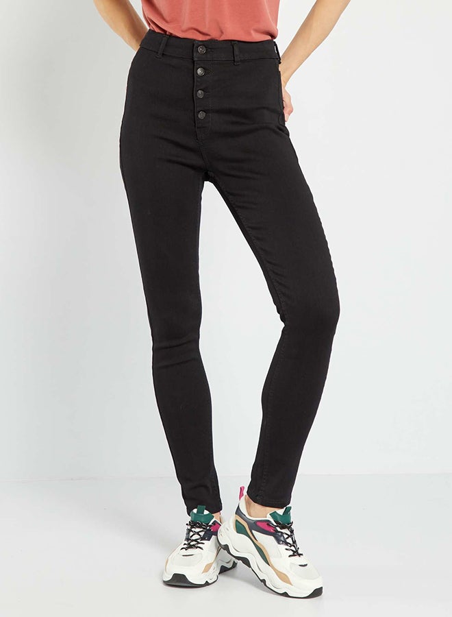 Kiabi PANTALON JEAN SKINNY TAILLE TRES HAUTE BRAGUETTE B  - Image 1