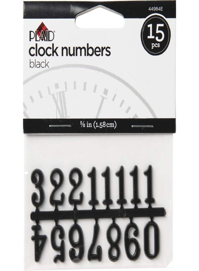 Plaid Clock Numbers - Image 1