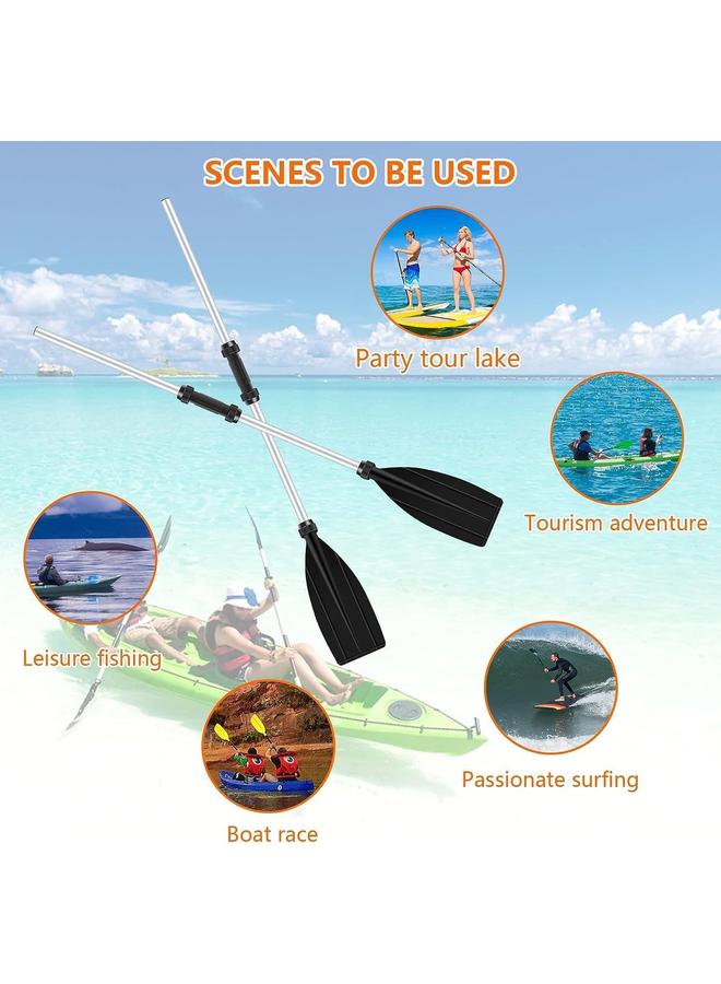 yongsheng Boat Oars Kayak Paddles Aluminum Alloy Boat Accessories Detachable Boat Paddle for Canoe River Pool Water Float Sports 1 - Image 3