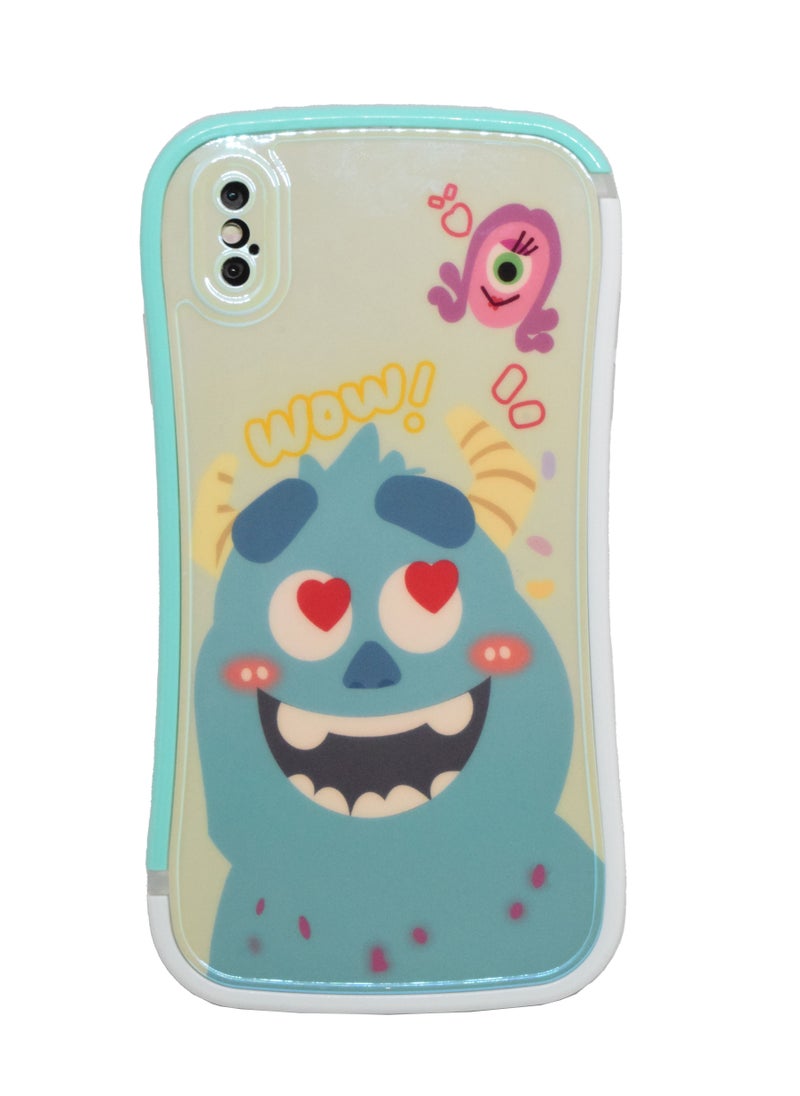 Houmt iPhone XS Max Case Cover for Girls with Cute Cartoon Design Tough Phone Case Shockproof Protective TPU Compatible with Apple iPhone XS Max Cover  - Image 1