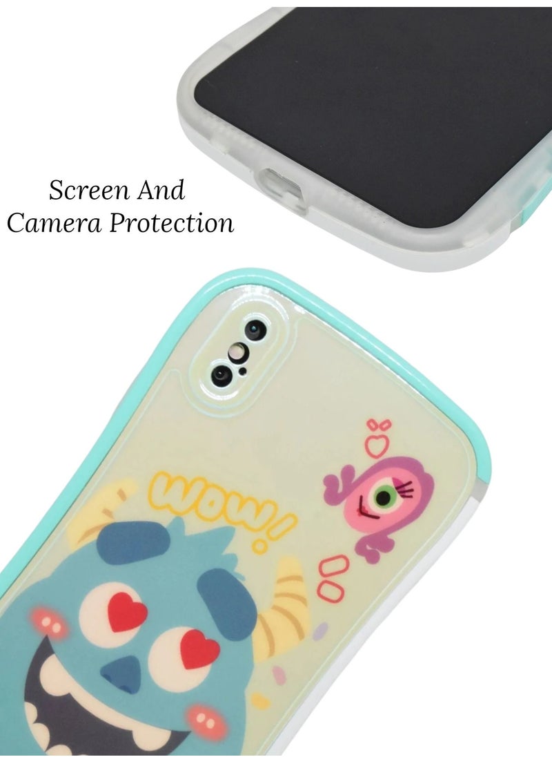 Houmt iPhone XS Max Case Cover for Girls with Cute Cartoon Design Tough Phone Case Shockproof Protective TPU Compatible with Apple iPhone XS Max Cover  - Image 2