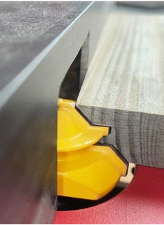 Y&D 45 Degree Lock Miter Router Bit, for 1/2in, 1in Cutting Height, 1/2 Inch Shank, Easy to Create Joint, 3 pcs Set  - Image 5