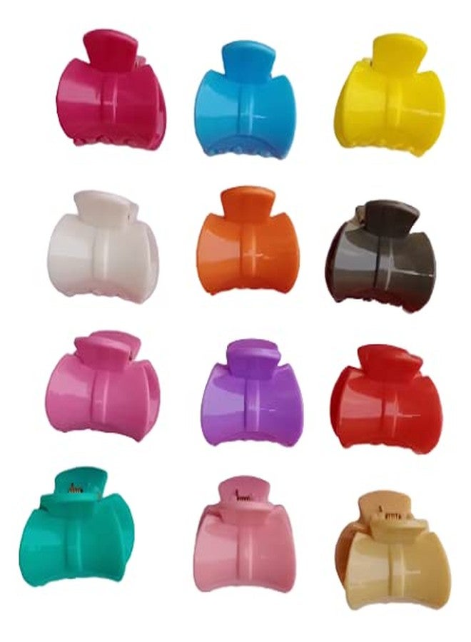 SBS Hair Clip Clutcher/Claw Clip For Women & Girls (Multi colour) pack of 12 piece - Image 4