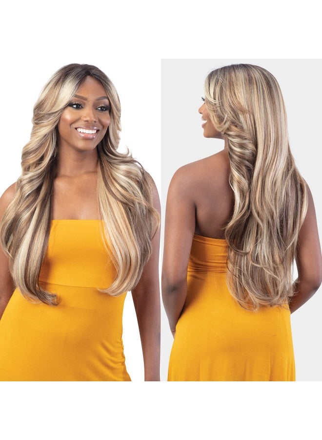 فري تريس باروكة شعر أمامية دانتيل عالية الدقة من FreeTress Equal Curtain Bangs Bombshell (1B) - Image 5