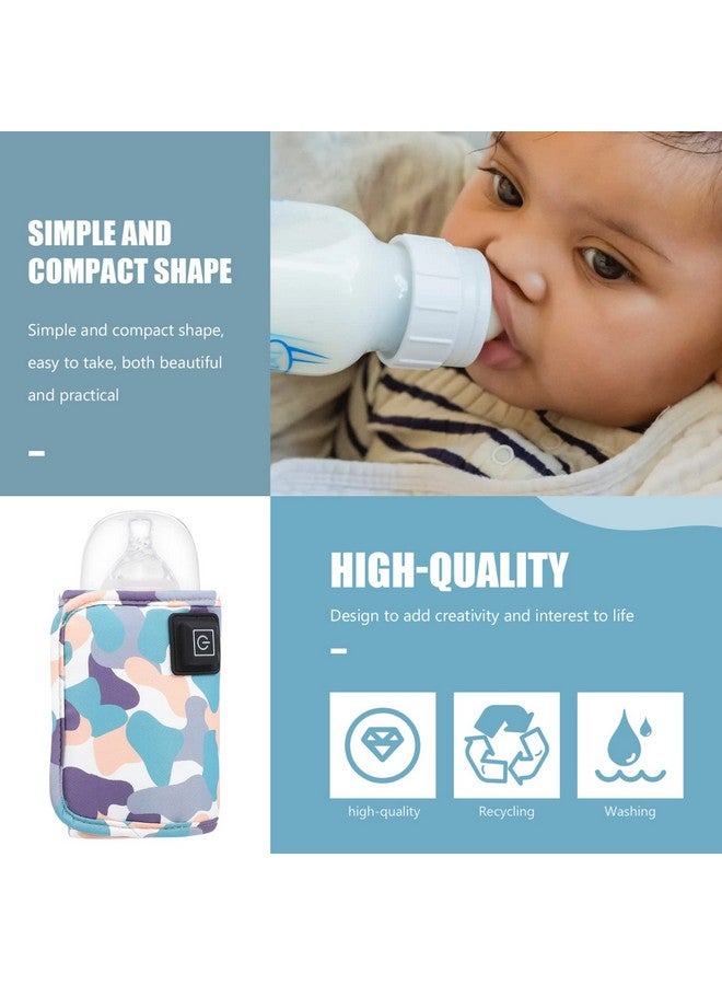 Toyvian 1Pcs USB Baby Bottle Warmer 3 Gears Temperature Adjustable Bottle Warmer, Insulated Milk Bottle Bag Portable Breastmilk Warmer Bag - Image 3