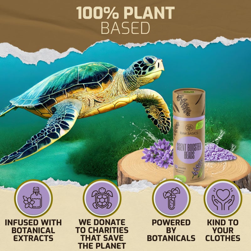 Scent Boosters for Washer, Lavender Aroma - Bulk Laundry Booster Beads and Fabric Smell Deodorizer - In Wash Odor Eliminator Pods for Fresh Scented Clothes - Image 3