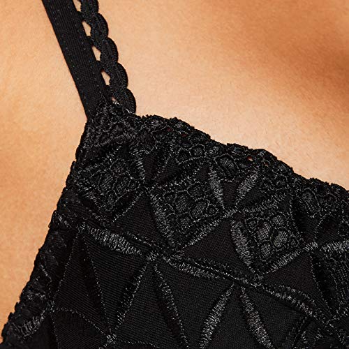 AUBADE 5018-BL-32B - Aubade Paris Bahia Plunge Bra - Color: Black - Size: 32B - Image 4