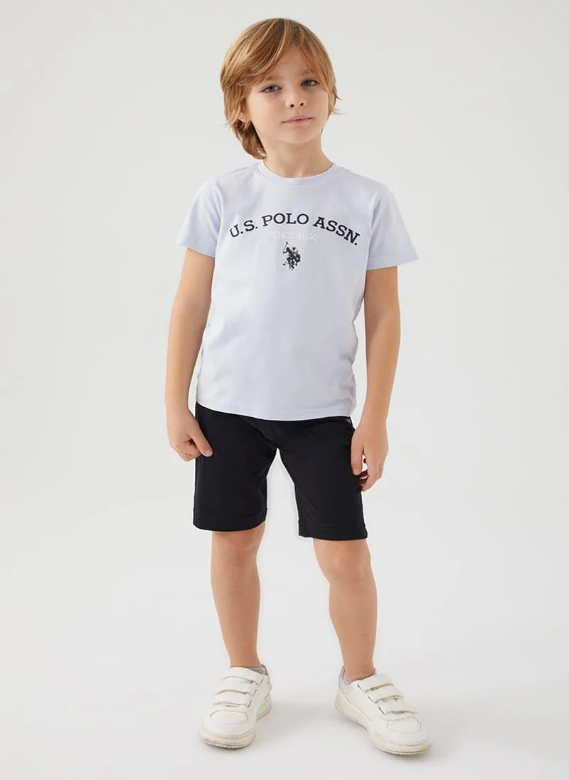 U.S. Polo Assn. U.S. Polo Assn. Boys Blue Bermuda Set