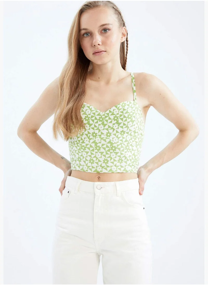 DeFacto Woman Bralette Woven Sleeveless Blouse