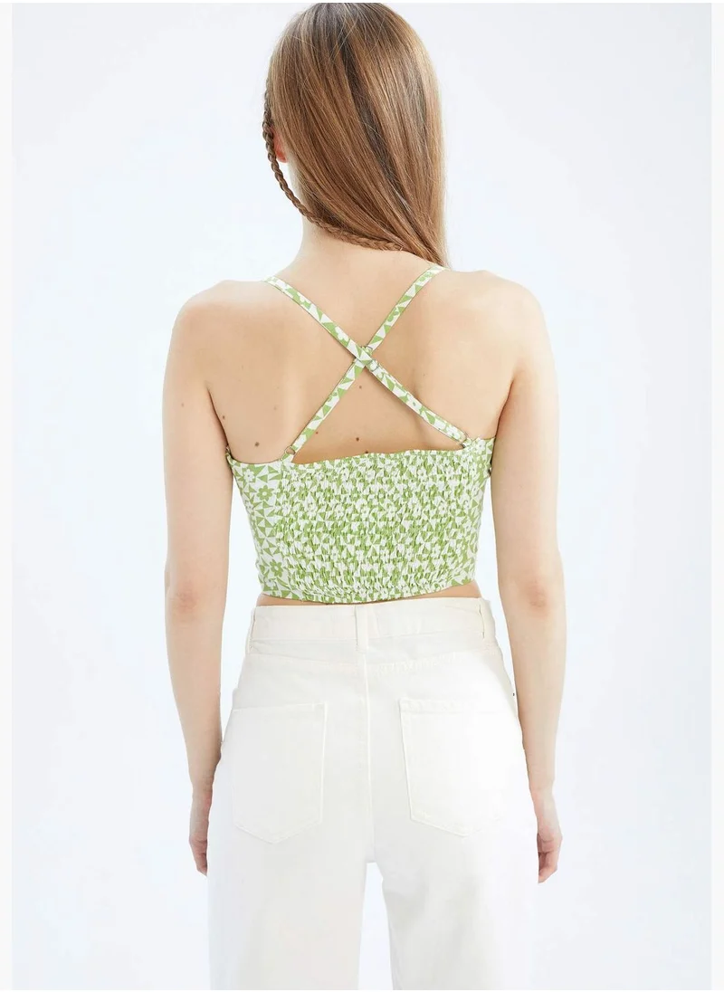 DeFacto Woman Bralette Woven Sleeveless Blouse