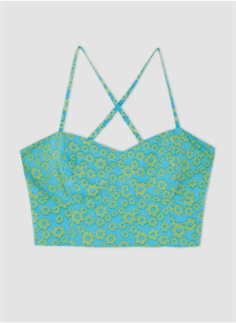 DeFacto Woman Bralette Woven Sleeveless Blouse