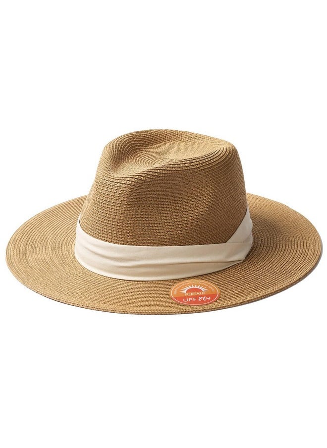 Panama Hat Sun Hats For Women Men Wide Brim Fedora Straw Beach Hat Uv Upf 80+ - pzsku/Z805F77515AA43FEA54B2Z/45/_/1735566761/5decd808-4c5d-4f69-a7b8-b262cf0dfe44