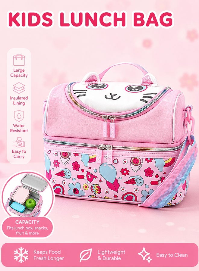 Super ZYouth Kids Insulated Lunch Bag with Adjustable Shoulder Strap, Leakproof Thermal Lunch Tote for Boys and Girls, School, Kindergarten, Picnic and Travel - Image 1