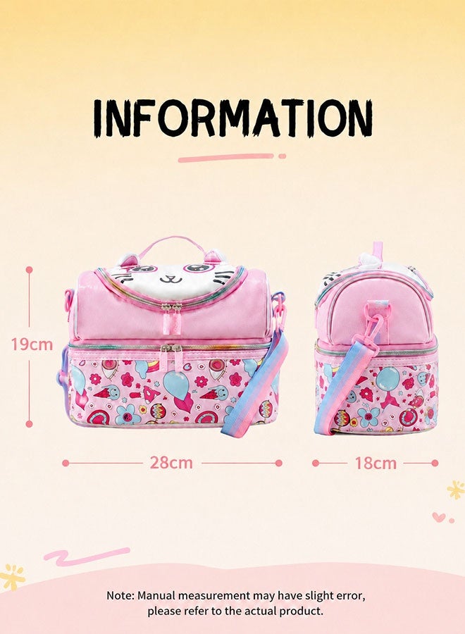 Super ZYouth Kids Insulated Lunch Bag with Adjustable Shoulder Strap, Leakproof Thermal Lunch Tote for Boys and Girls, School, Kindergarten, Picnic and Travel - Image 2
