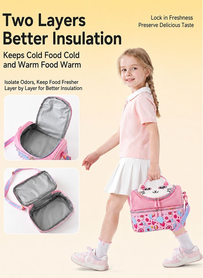 Super ZYouth Kids Insulated Lunch Bag with Adjustable Shoulder Strap, Leakproof Thermal Lunch Tote for Boys and Girls, School, Kindergarten, Picnic and Travel - Image 3