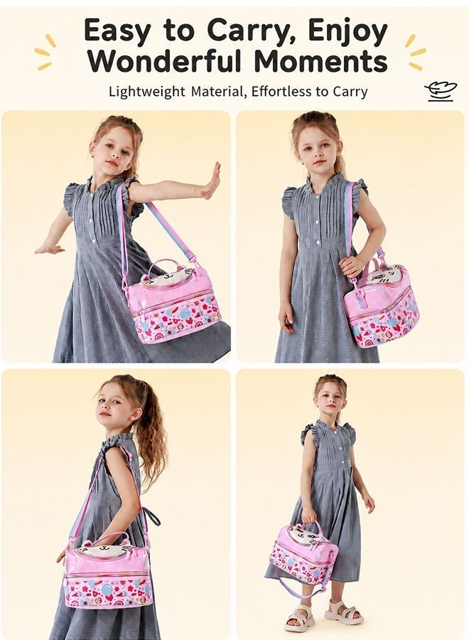 Super ZYouth Kids Insulated Lunch Bag with Adjustable Shoulder Strap, Leakproof Thermal Lunch Tote for Boys and Girls, School, Kindergarten, Picnic and Travel - Image 5