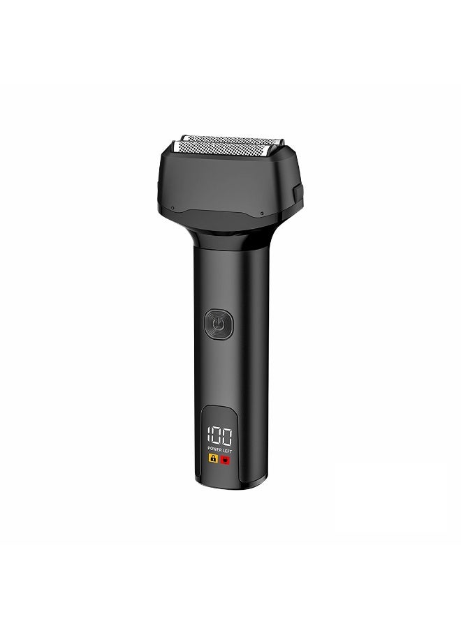 Faylor Electric Shaver for Men – 3-Blade Cordless Rechargeable Foil Shaver, IPX6 Waterproof Electric Razor for Face with Pop-Up Trimmer | Lightweight Handheld Design, Travel-Friendly (Black) - Image 1