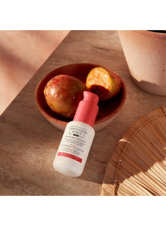 كريستوف روبن سيروم كريستوف روبن المُجدد للشعر بزيت الصبار الشائك - سيروم للشعر الجاف والتالف، والخفيف، والمجعد - منتجات العناية بالشعر - 50 مل (1.7 أونصة سائلة) - Image 2