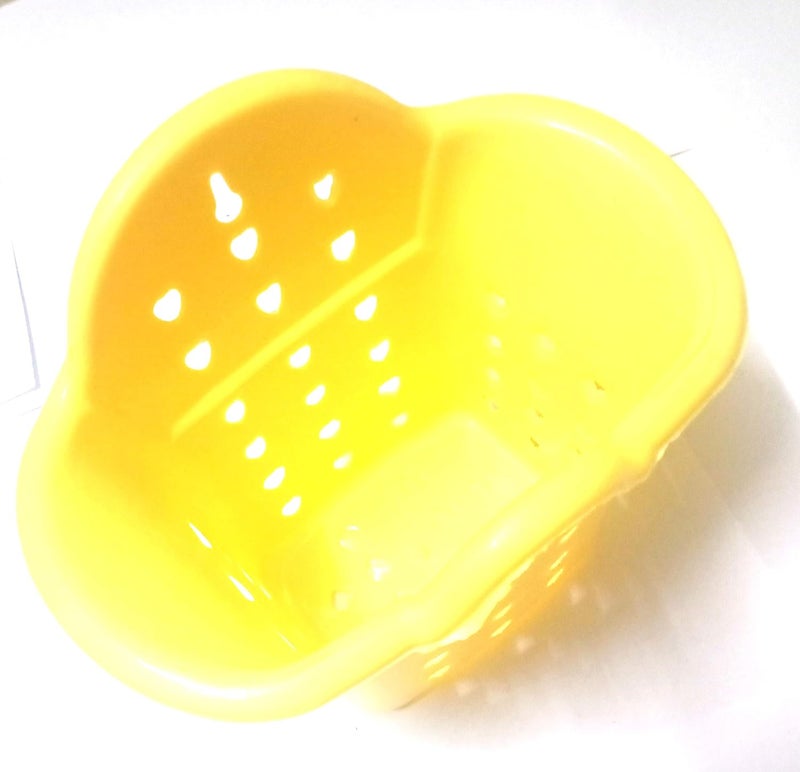 Blue Hut Blue Hut Plastic Toothbrush Toothpaste Teeth Cleaning Stuffs Storage Holder Yellow17 X 14 CM  - Image 2