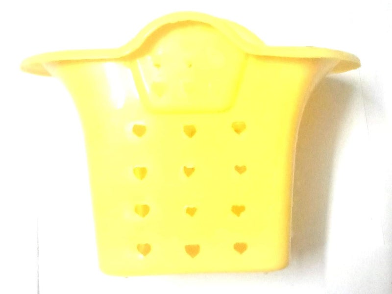 Blue Hut Blue Hut Plastic Toothbrush Toothpaste Teeth Cleaning Stuffs Storage Holder Yellow17 X 14 CM  - Image 1
