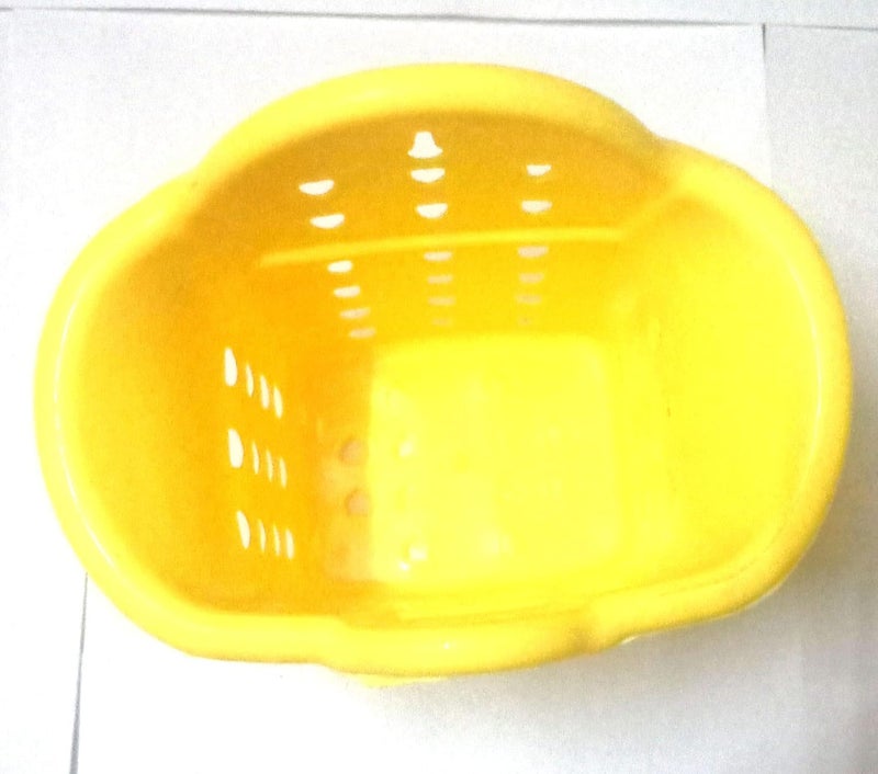 Blue Hut Blue Hut Plastic Toothbrush Toothpaste Teeth Cleaning Stuffs Storage Holder Yellow17 X 14 CM  - Image 3