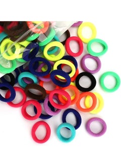 BAOLI BAOLI 200PCS Soft Hair Elastics and Toddler Hair Ties - Mini Ponytail Holders in 10 Colors, 1 Inch Diameter, for Babies, Toddlers and Girls by NineTong  - Image 1