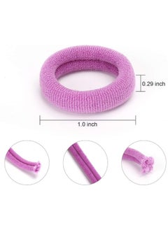 BAOLI BAOLI 200PCS Soft Hair Elastics and Toddler Hair Ties - Mini Ponytail Holders in 10 Colors, 1 Inch Diameter, for Babies, Toddlers and Girls by NineTong  - Image 2
