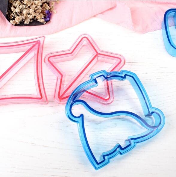 Doiaz Sandwich Cutters for Kids - Vegetable Fruit Bread Shape Cookie Cutter Molds for kids Lunch Bento Box - Image 3