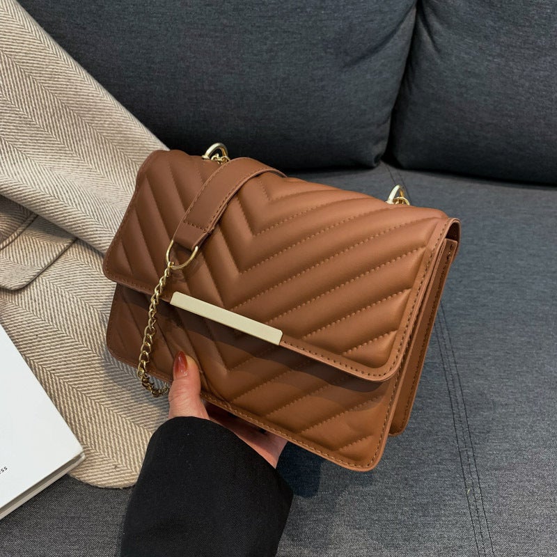 This Year'S Popular Fashion Joker Korean Temperament Chain Underarm Bag Women'S 2023 Small Square Bag For Women - Image 5