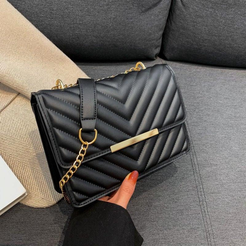 This Year'S Popular Fashion Joker Korean Temperament Chain Underarm Bag Women'S 2023 Small Square Bag For Women - Image 2