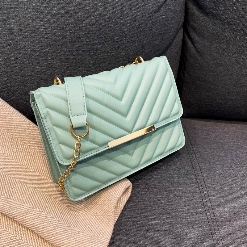 This Year'S Popular Fashion Joker Korean Temperament Chain Underarm Bag Women'S 2023 Small Square Bag For Women - Image 4