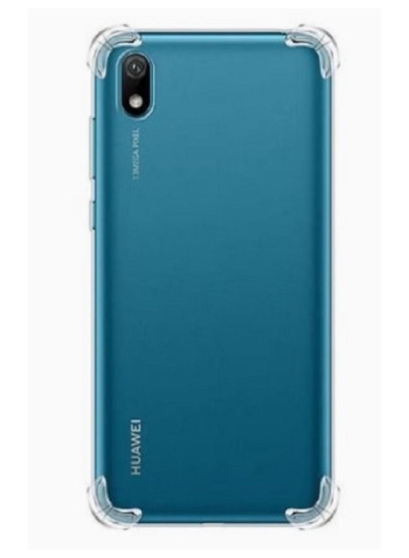 IAF ANTI-SCRATCH CLEAR TPU BACK COVER WITH CORNER BUMPERS FOR HUAWEI Y5 2019 - Image 1