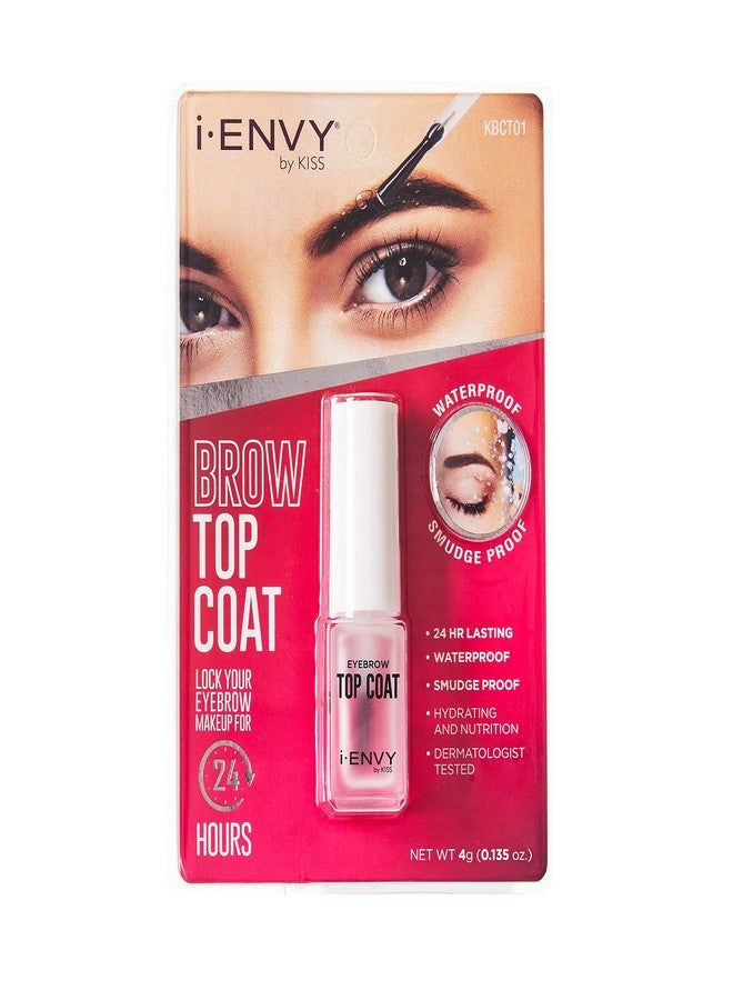 iEnvy i-ENVY by KISS Eyebrow Sealer, Clear Eyebrow Setting Topcoat for Perfect Brows, 24 Hour Long Lasting Waterproof, Smudge-Proof, Sweat-Proof for Extreme Hold, Non-Glossy Finish with Brush Applicator - Image 1