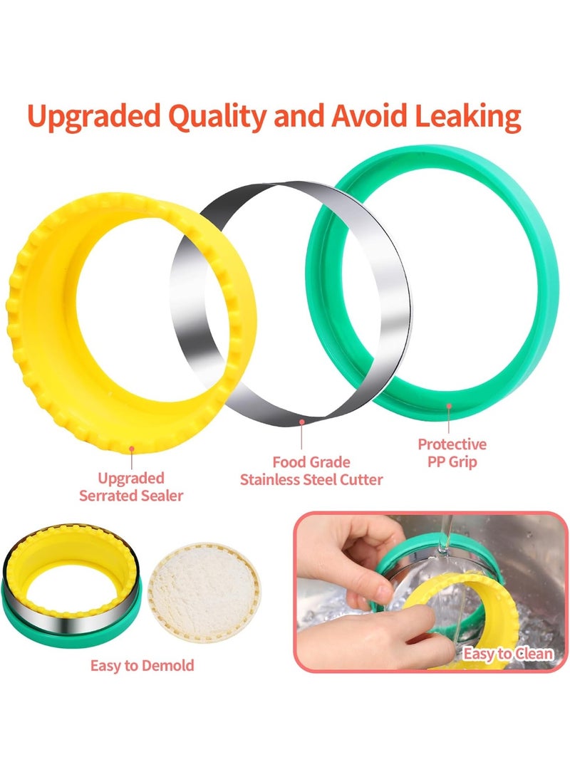 Bukela 25 Pcs Sandwich Cutter and Sealer Set, Sandwich Cutters for Kids Lunch, Uncrustable Sandwich Cutter for Lunch Box, Vegetable Fruit Cutter Shapes for Kids Bento Box - Image 3