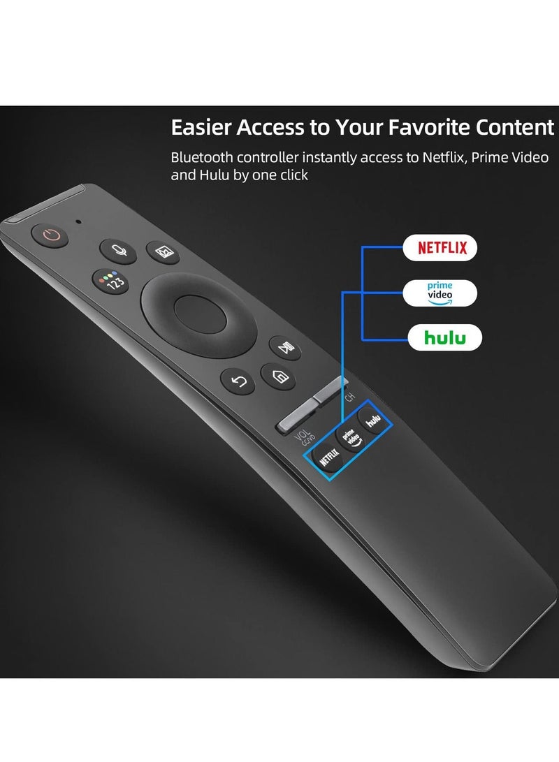 Universal Voice Remote Control for Samsung Smart TV LED QLED 4K 8K UHD Crystal Frame HDR Curved Smart TVs, with Shortcut Buttons for Netflix, Prime Video, - Image 3