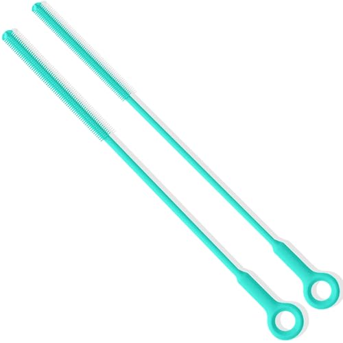 Raymeefa Raymeefa Extra Long Straw Cleaner BrushReusable and Soft Silicone Straw Cleaning Brush to Clean CreviceGreen 