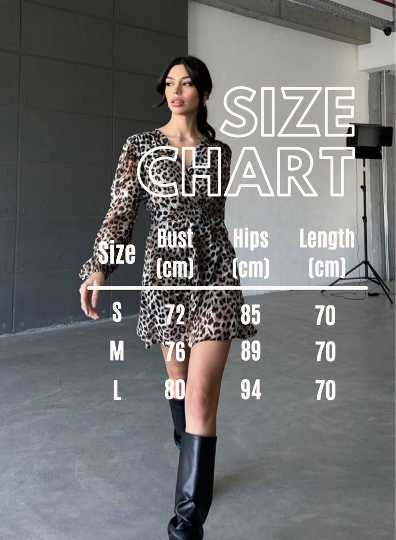 جوي فستان تول قصير مطبوع - Image 5